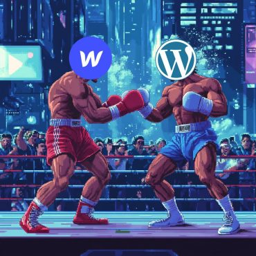 השוואה המפורטת בין Webflow ו-WordPress